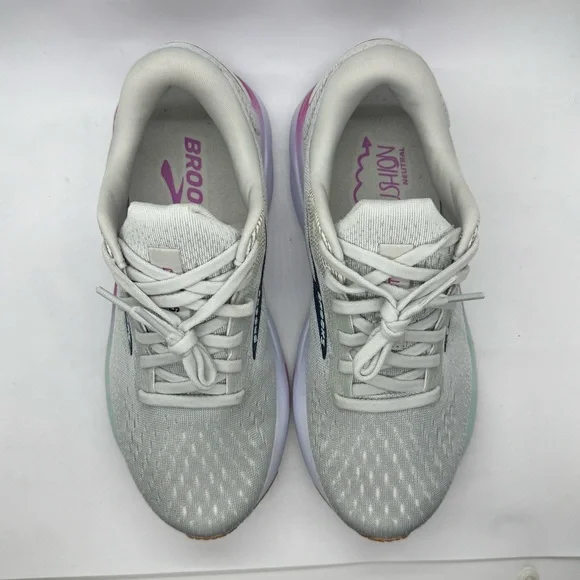 Brook's Women's Ghost 16 White Grey Estate Blue Size 6.5 Wide  NEW - Picture 8 of 13
